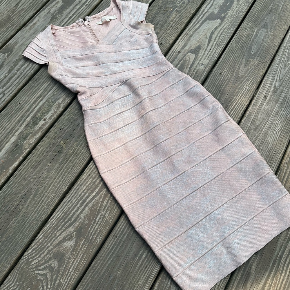 Size medium bandage dress. Light pink. Seldom worn